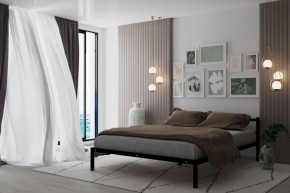 Кровать Мета с матрасом 1200 (черный) в Ижевске - izhevsk.ok-mebel.com | фото 2