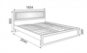 Кровать 1.6 Беатрис М10 с мягкой спинкой и ортопедическим основанием (дуб млечный) в Ижевске - izhevsk.ok-mebel.com | фото 3