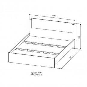 СОФИ СКР1600.1 Кровать 1600 в Ижевске - izhevsk.ok-mebel.com | фото 2