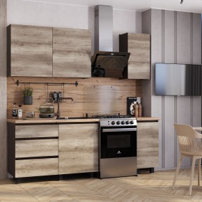 Кухня Энигма 1.6 м (венге/дуб каньон) в Ижевске - izhevsk.ok-mebel.com | фото
