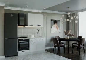 Кухонный гарнитур Белый Глянец 1600 (Стол. 26мм) в Ижевске - izhevsk.ok-mebel.com | фото