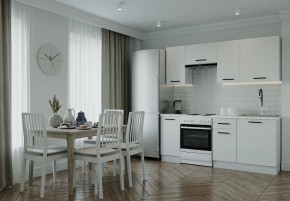 Кухонный гарнитур Белый Глянец 2000 (Стол. 26мм) в Ижевске - izhevsk.ok-mebel.com | фото