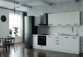 Кухонный гарнитур Белый Глянец 2800 (Стол. 38мм) в Ижевске - izhevsk.ok-mebel.com | фото