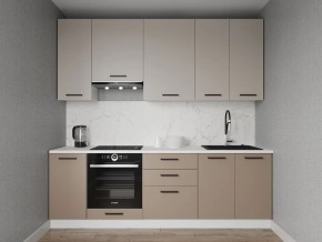 Кухонный гарнитур Каппучино 2400 h950 (Стол. 26мм) в Ижевске - izhevsk.ok-mebel.com | фото