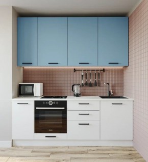 Кухонный гарнитур Капри 2200 h950 (Стол. 38мм) в Ижевске - izhevsk.ok-mebel.com | фото