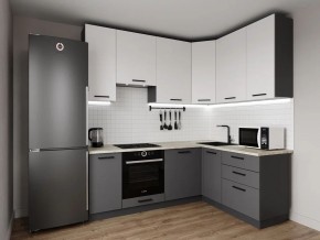Кухонный гарнитур Меренга 2200*1600 h950 (Стол. 26мм) в Ижевске - izhevsk.ok-mebel.com | фото