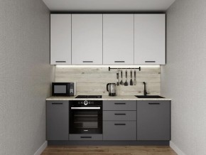 Кухонный гарнитур Меренга 2200 h950 (Стол. 26мм) в Ижевске - izhevsk.ok-mebel.com | фото