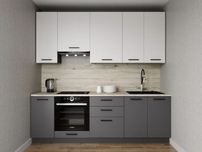 Кухонный гарнитур Меренга 2400 h950 (Стол. 26мм) в Ижевске - izhevsk.ok-mebel.com | фото