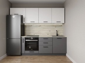 Кухонный гарнитур Меренга 2550 (Стол. 38мм) в Ижевске - izhevsk.ok-mebel.com | фото
