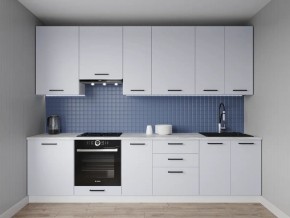 Кухонный гарнитур Смоки 2400 h950 (Стол. 38 мм) в Ижевске - izhevsk.ok-mebel.com | фото