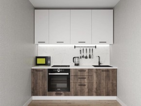 Кухонный гарнитур Старое Дерево 2200 h950 (Стол. 26мм) в Ижевске - izhevsk.ok-mebel.com | фото