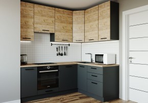 Кухонный гарнитур угловой Дели 2200*1600 (Стол. 26мм) в Ижевске - izhevsk.ok-mebel.com | фото