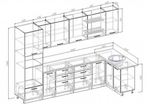 Кухонный гарнитур угловой Демо 3200х1400 (Стол. 38мм) в Ижевске - izhevsk.ok-mebel.com | фото 2