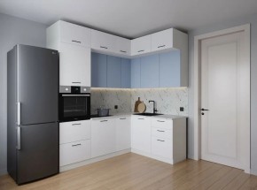 Кухонный гарнитур угловой Капри 2200*1700 (Стол. 38мм) в Ижевске - izhevsk.ok-mebel.com | фото