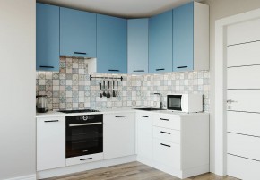 Кухонный гарнитур угловой Капри 2200х1600 h950 (Стол. 38мм) в Ижевске - izhevsk.ok-mebel.com | фото