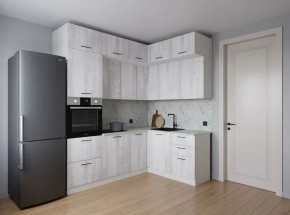 Кухонный гарнитур угловой Пайн 2200*1700 (Стол. 38мм) в Ижевске - izhevsk.ok-mebel.com | фото