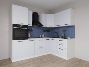 Кухонный гарнитур угловой Смоки 2400*1600 (Стол. 26мм) в Ижевске - izhevsk.ok-mebel.com | фото