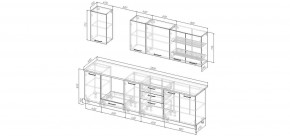 Кухонный гарнитур Умбра 2800 (Стол. 26мм) в Ижевске - izhevsk.ok-mebel.com | фото 2