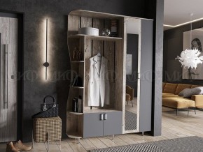 ЛИКА №1 Прихожая ЛДСП (графит/дуб юкон) в Ижевске - izhevsk.ok-mebel.com | фото
