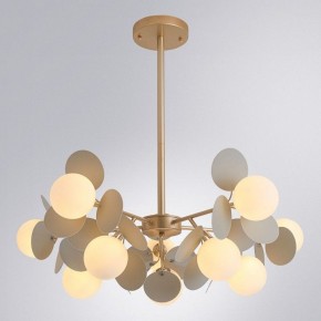 Люстра на штанге Arte Lamp Peacock A1369SP-10GY в Ижевске - izhevsk.ok-mebel.com | фото 2