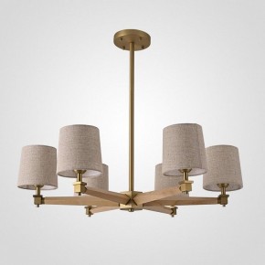 Люстра на штанге Imperiumloft Jorgenson Beige/Light wood STAVRA01 в Ижевске - izhevsk.ok-mebel.com | фото