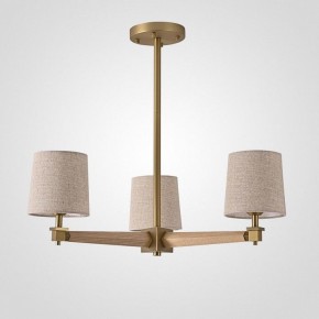 Люстра на штанге Imperiumloft Jorgenson Beige/Light wood STAVRA01 в Ижевске - izhevsk.ok-mebel.com | фото