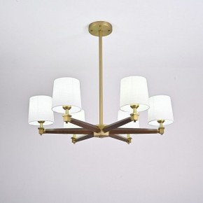 Люстра на штанге Imperiumloft Jorgenson White/Dark wood STAVRA01 в Ижевске - izhevsk.ok-mebel.com | фото 2