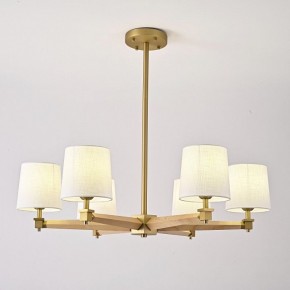 Люстра на штанге Imperiumloft Jorgenson White/Light wood STAVRA01 в Ижевске - izhevsk.ok-mebel.com | фото 2