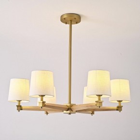 Люстра на штанге Imperiumloft Jorgenson White/Light wood STAVRA01 в Ижевске - izhevsk.ok-mebel.com | фото 3