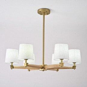Люстра на штанге Imperiumloft Jorgenson White/Light wood STAVRA01 в Ижевске - izhevsk.ok-mebel.com | фото 4