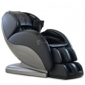 Массажное кресло PS6500 черно-серебряное в Ижевске - izhevsk.ok-mebel.com | фото