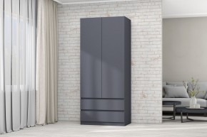 МС "Хилтон" Шкаф №3 900 (Графит) в Ижевске - izhevsk.ok-mebel.com | фото