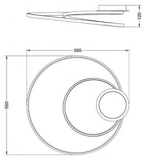 Накладной светильник Arte Lamp Millo A3893PL-30BK в Ижевске - izhevsk.ok-mebel.com | фото 2