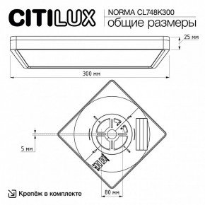Накладной светильник Citilux Norma CL748K300 в Ижевске - izhevsk.ok-mebel.com | фото 7