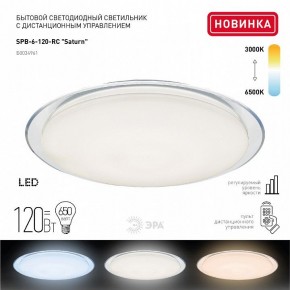 Накладной светильник Эра Классик SPB-6-120-RC Saturn (С) в Ижевске - izhevsk.ok-mebel.com | фото 3