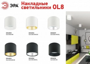 Накладной светильник Эра OL8 GX53 BK Б0048538 в Ижевске - izhevsk.ok-mebel.com | фото 2