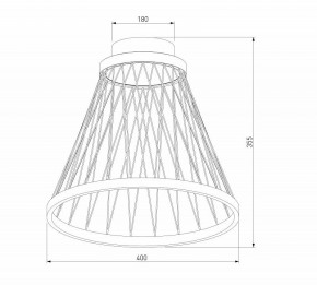 Накладной светильник Eurosvet Cesta 40018/1 LED коричневый в Ижевске - izhevsk.ok-mebel.com | фото 4