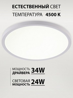 Накладной светильник Natali Kovaltseva PLAIN LED LAMPS 81113/3C в Ижевске - izhevsk.ok-mebel.com | фото 3