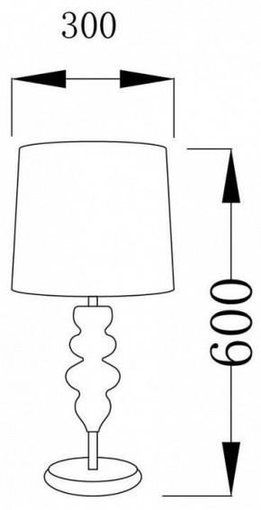 Настольная лампа декоративная Lucia Tucci Bristol 8 BRISTOL T897.1 в Ижевске - izhevsk.ok-mebel.com | фото 3