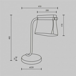 Настольная лампа декоративная Maytoni Cabaret MOD170TL-L8BS3K в Ижевске - izhevsk.ok-mebel.com | фото 7