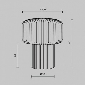 Настольная лампа декоративная Maytoni Omaggio MOD404TL-01BG в Ижевске - izhevsk.ok-mebel.com | фото 6