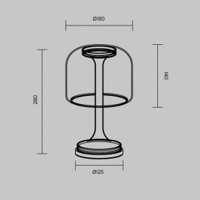 Настольная лампа декоративная Maytoni Spirito MOD286TL-L8G3K в Ижевске - izhevsk.ok-mebel.com | фото 4