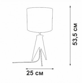 Настольная лампа декоративная Vitaluce V28340 V28340-1/1L в Ижевске - izhevsk.ok-mebel.com | фото 2