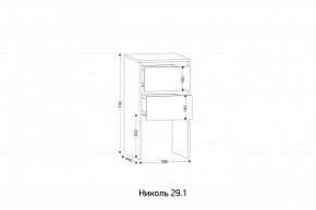 НИКОЛЬ 25 Шкаф 5-ти створчатый в Ижевске - izhevsk.ok-mebel.com | фото 7