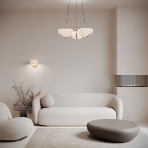 Подвесная люстра Eurosvet Emisfero 50083/3 LED золото в Ижевске - izhevsk.ok-mebel.com | фото 4