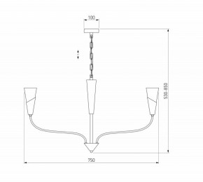 Подвесная люстра Eurosvet Rhyton 60167/6 никель в Ижевске - izhevsk.ok-mebel.com | фото 5