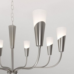 Подвесная люстра Eurosvet Rhyton 60167/8 никель в Ижевске - izhevsk.ok-mebel.com | фото 7