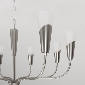 Подвесная люстра Eurosvet Rhyton 60167/8 никель в Ижевске - izhevsk.ok-mebel.com | фото 8