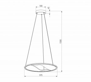 Подвесной светильник Eurosvet Occhio 40027/1 LED серый в Ижевске - izhevsk.ok-mebel.com | фото 5