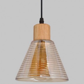 Подвесной светильник Imex MD.5870 MD.5870-1-P-WOOD+BK в Ижевске - izhevsk.ok-mebel.com | фото